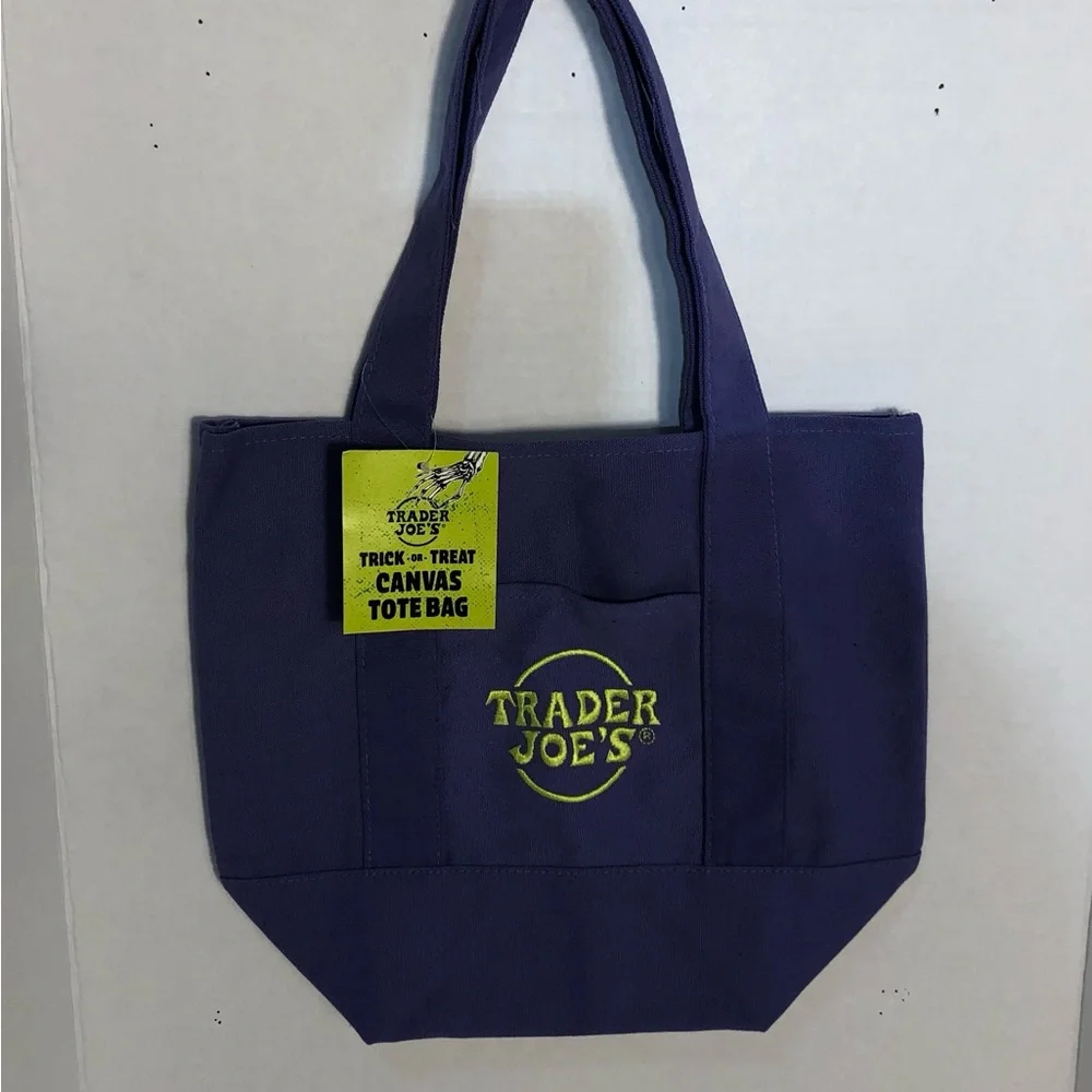 NWT Trader Joe’s Limited EditionTote Bag Mini Purple NEW